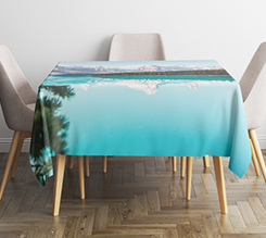 Tovaglia personalizzata quadrata con foto