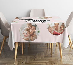 Tovaglia in tessuto personalizzata come regalo per lei