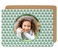 Tovaglietta in Sughero Elefantini verdi