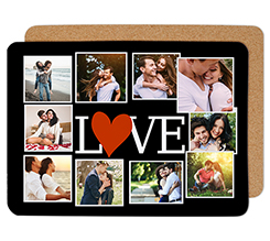 Tovaglietta in sughero Lovely collage