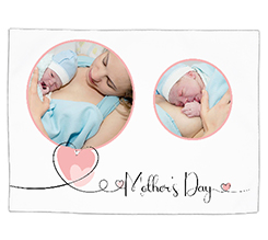 Tovaglietta in tessuto Mother Day 2 Cerchi