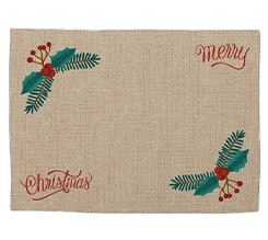 Tovaglietta in tessuto Merry Christmas