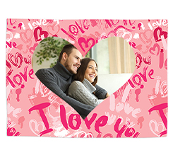 Tovaglietta in tessuto Words of love