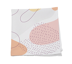 Tovagliolo in tessuto con fantasia astratta