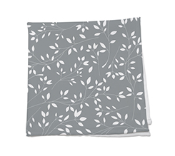 Tovagliolo in tessuto con fiorellini bianchi