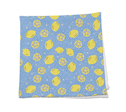 Tovagliolo in tessuto con limoni