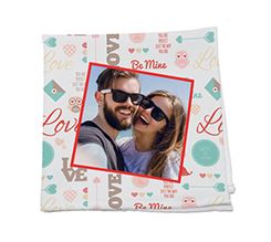 Tovagliolo in tessuto con scritte love