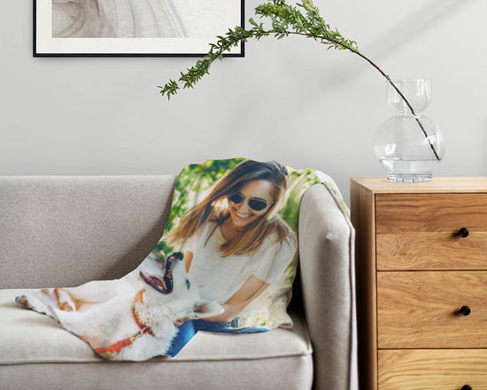 Coperta personalizzata con le tue immagini, qualità italiana