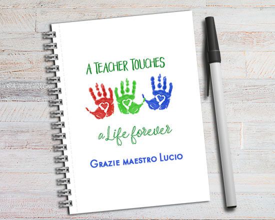 Agenda con spirale da personalizzare