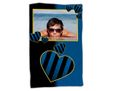 Coperta in pile con grafica calcio