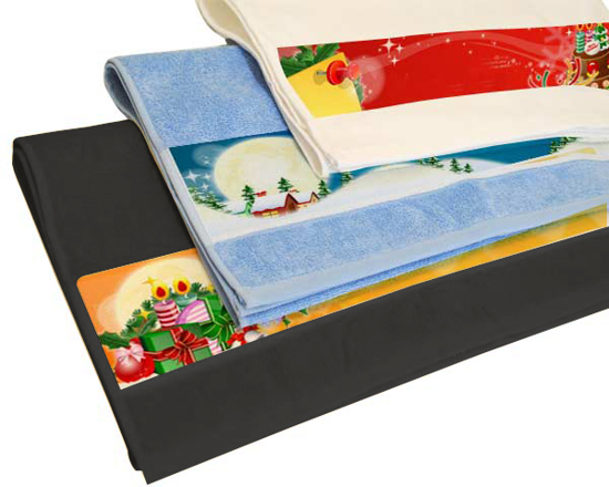 asciugamano in diversi colori