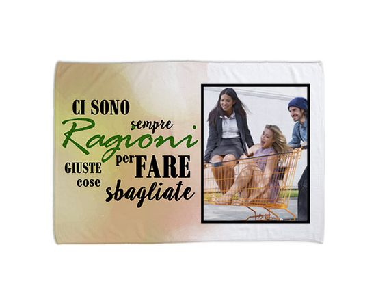 Coperta 150x100 Giusto o sbagliato