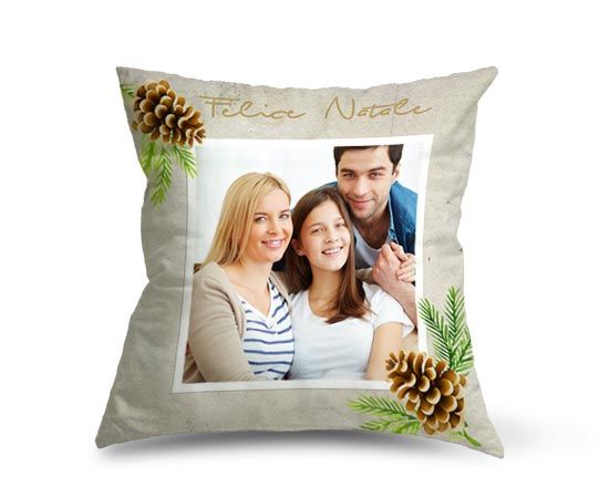Il prezioso cuscino in pile natalizio