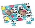 Piccoli panda per puzzle con foto