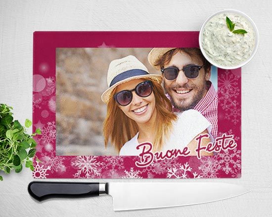 Il magico tagliere in vetro per il tuo Natale