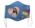 Mascherina viso Cuore Arcobaleno