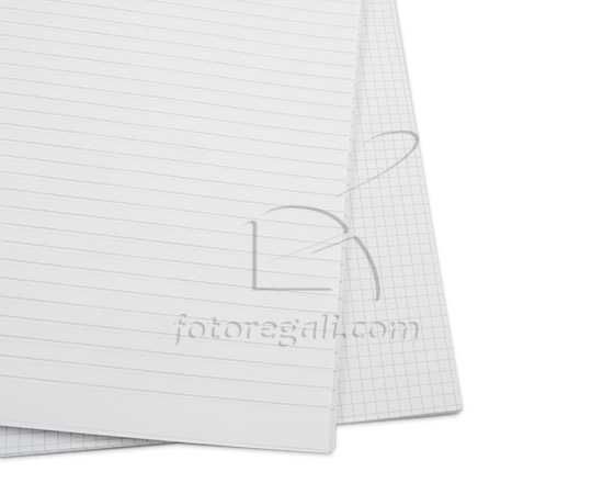 Fogli quaderno con copertina da colorare