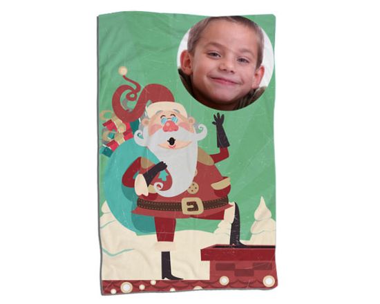 Coperta natalizia personalizzata con le tue immagini