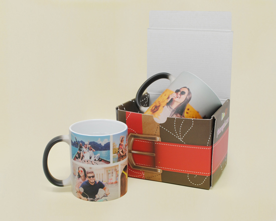 Scatola regalo per tazza magica personalizzata