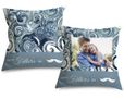 Cuscino quadrato con grafica con onde