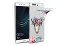 Cover trasparente Huawei P9 Plus Teschio