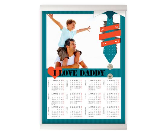 Calendario su Arazzo Love daddy
