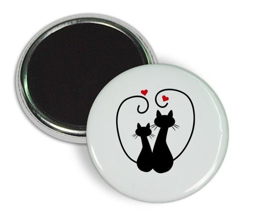 Magneti da Frigo con gattini neri