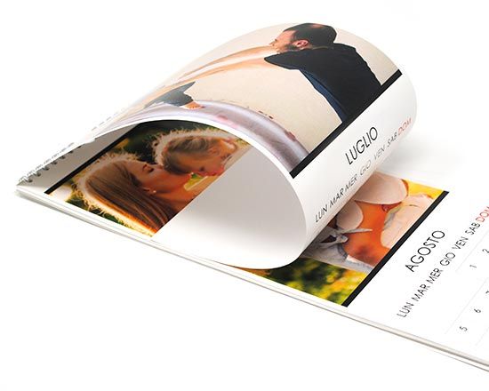 calendario da cucina personalizzato - cartoncino spesso e lucido