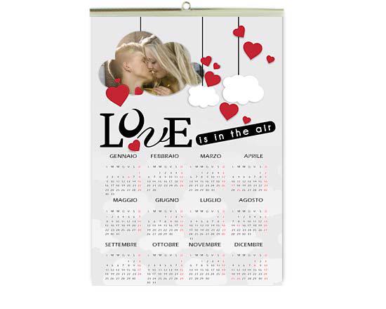 Calendario A3 pagina singola Lovely cloud