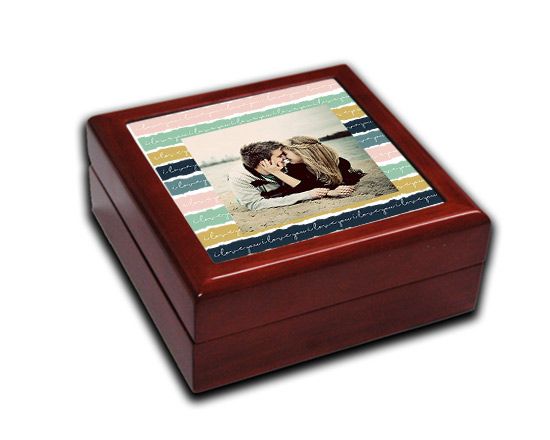 Portagioie in legno Romantic bands