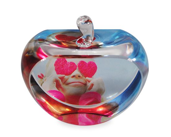 Foto su Cristallo Mela