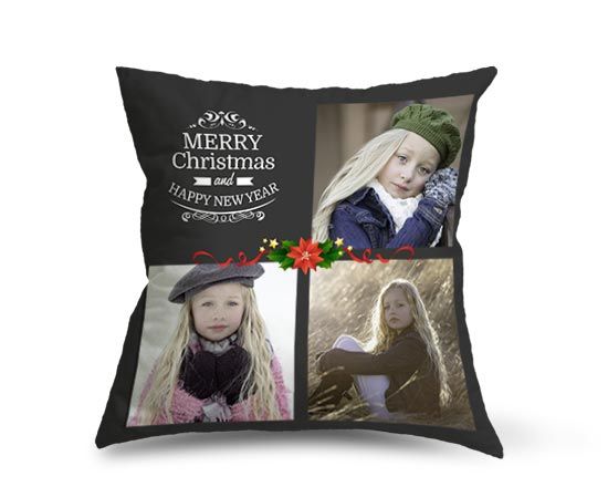 Cuscino in pile Merry Christmas