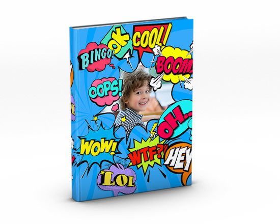 Foto su Diario scolastico personalizzato sull'intera area della copertina, fronte e retro.