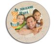 Puzzle personalizzato rotondo in masonite