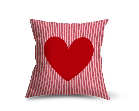 Cuscino personalizzato con grafica di S.Valentino