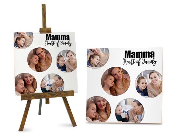 Mattonella in ceramica con cerchi