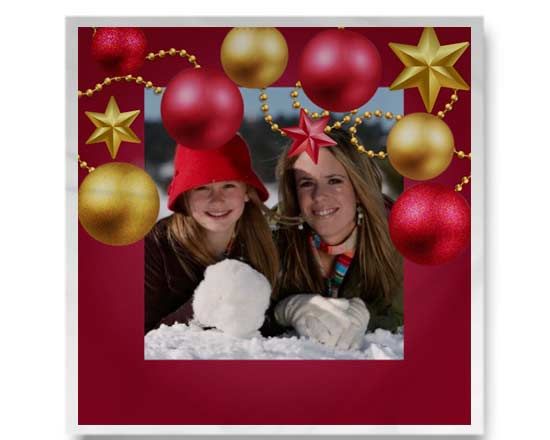 questo natale realizza una federa quadrata personalizzata con immagini foto e grafiche a tema