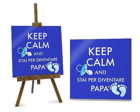 Mattonella Keep calm dad