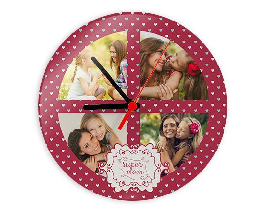 Grafica collage per il tuo foto orologio