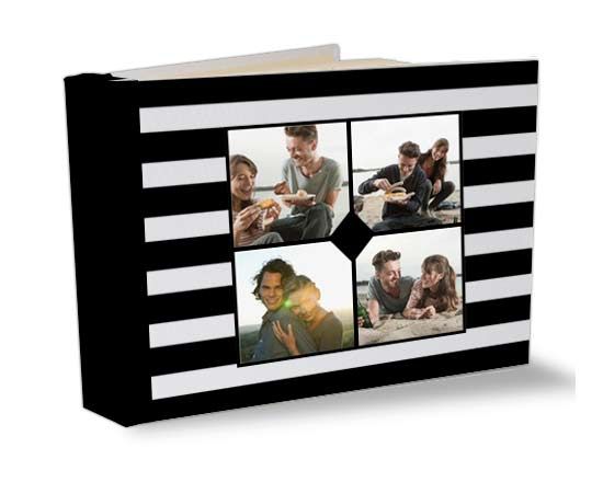 Album personalizzato con collage di 4 foto