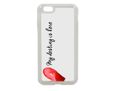 Cover gel con con cuore e scritta