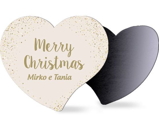 Calamita a cuore per gli auguri di Natale