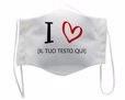 Mascherina viso I Love