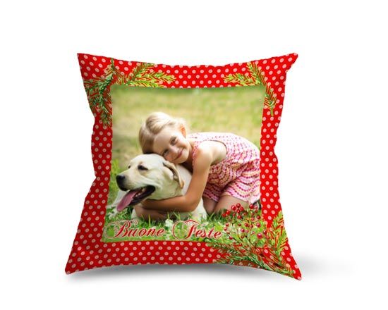 Cuscino dainetto Bacche natalizie