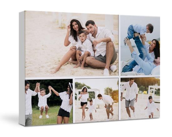 Foto Collage Rettangolare 5 riquadri