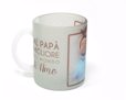 Tazza vetro effetto ghiaccio miglior papà