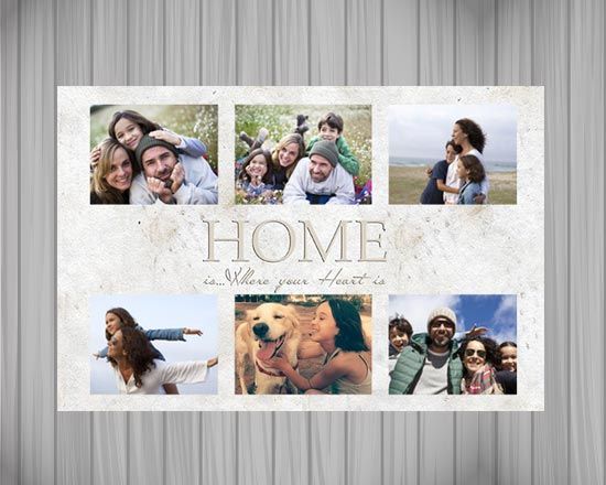 Poster collage White home
