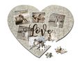 Puzzle cuore A3 Crazy collage