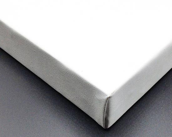 Dettaglio rifinitura tela collage