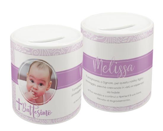 Salvadanaio Elegant Baptism her